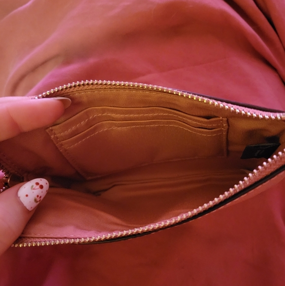 Pink Flower Coach Wristlet - Picture 3 of 3